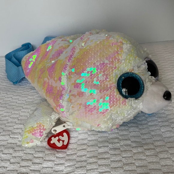 The Ty Fashion Collection - Backpack - Icy the Seal - Multicolour Sequins - Picture 4 of 16